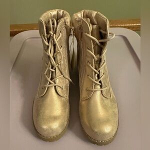 DV by Dolce Vita Rose Gold Heeled Boots